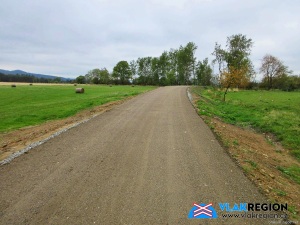 Úsek Svor - Cvikov - výstavba cyklostezky